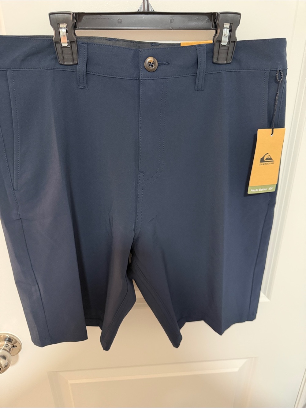 Quiksilver Amphibian Men's Navy Performance Stretch Shorts SizeW32/L20